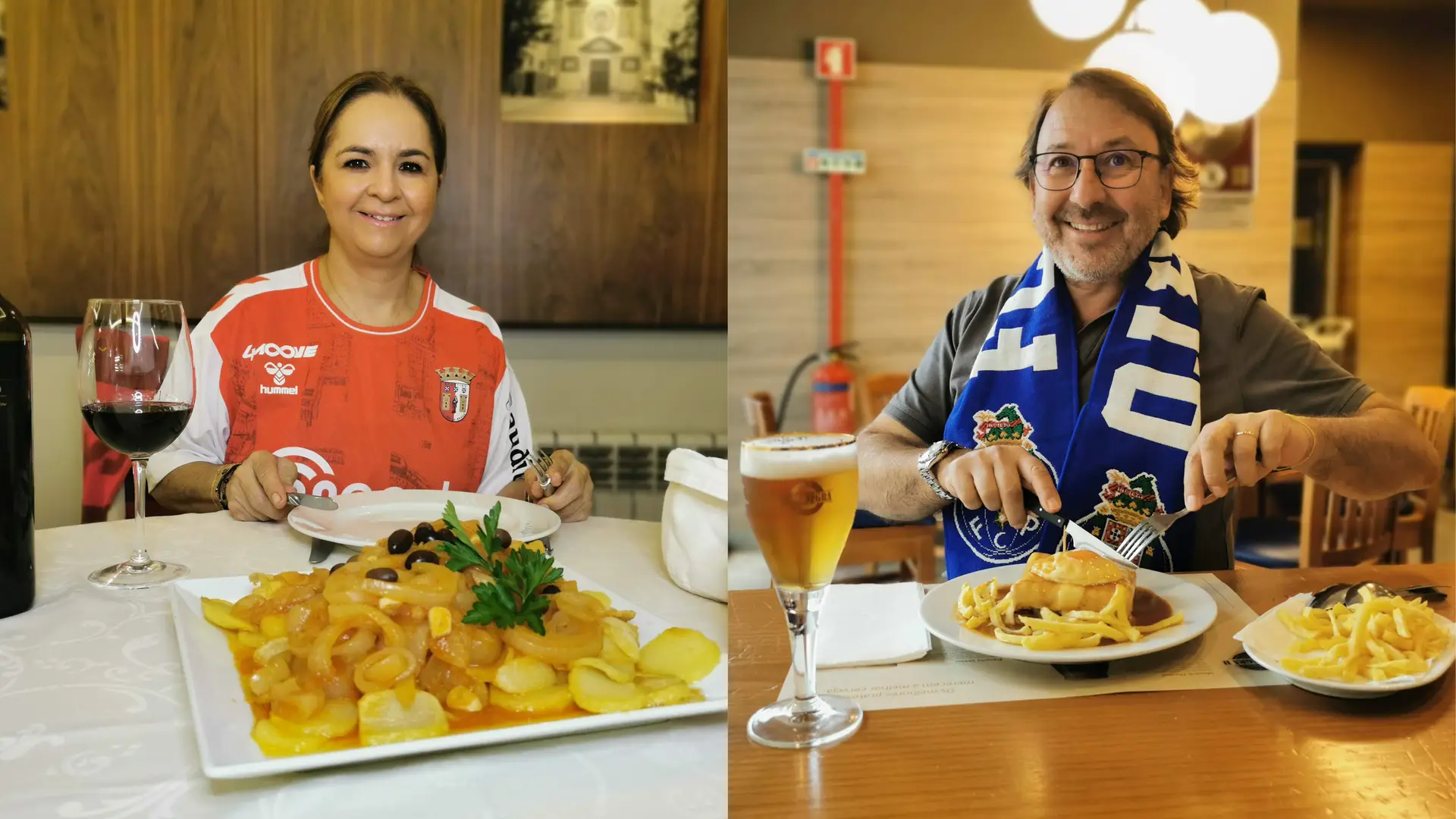 Braga vs Porto: Bacalhau à minhota ou Francesinha?