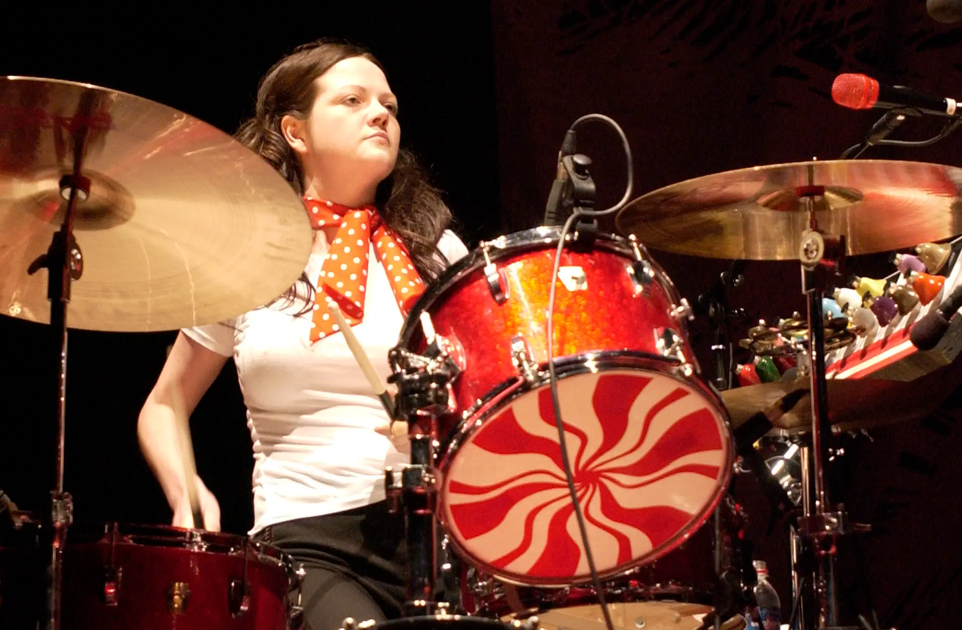 Meg White, dos White Stripes, em 2005