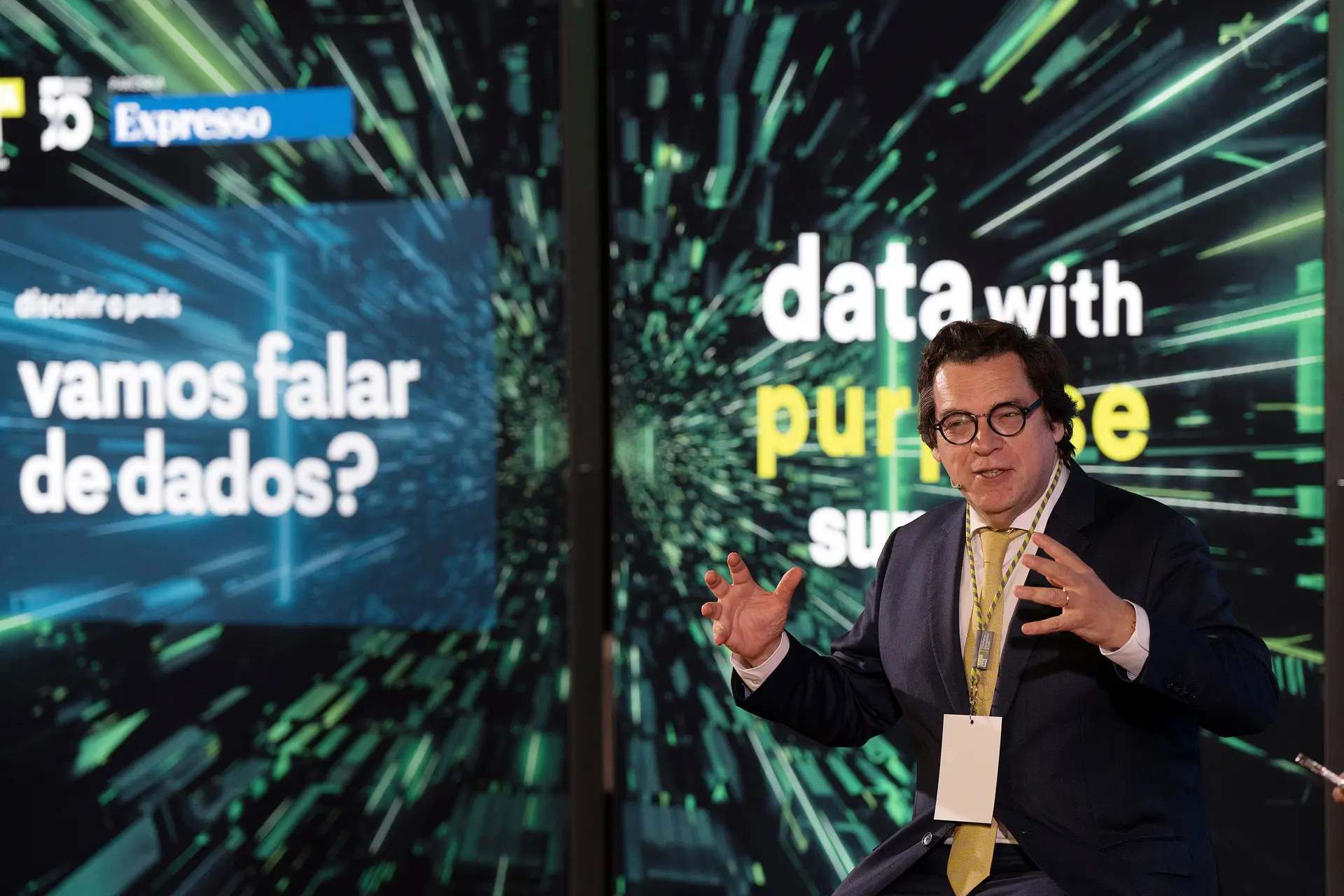Miguel de Castro Neto abriu a conferência “Data with Purpose Summit: Vamos falar de dados?”
