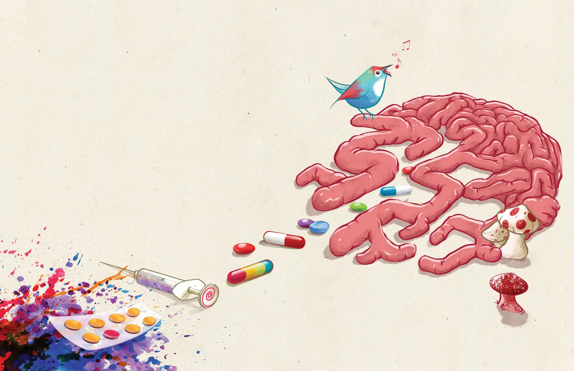 A grande viagem interior: LSD, ecstasy ou ayahuasca já são usados para tratar o cérebro
