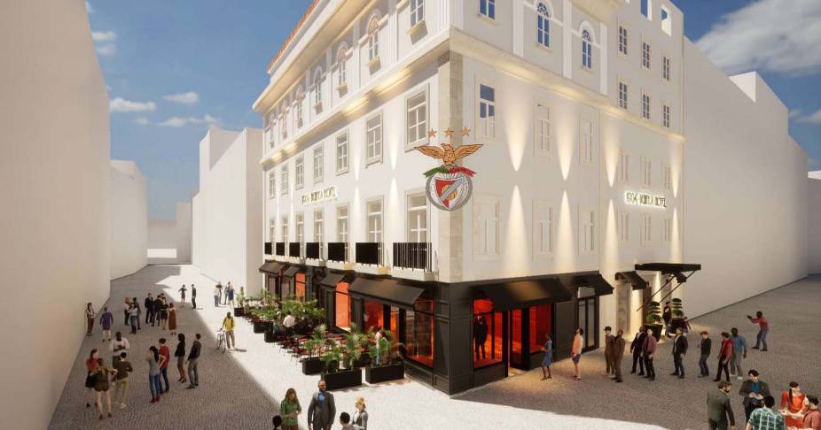 Ainda sem data de abertura, antiga sede do Benfica vai ser transformada em hotel inspirado na história do clube