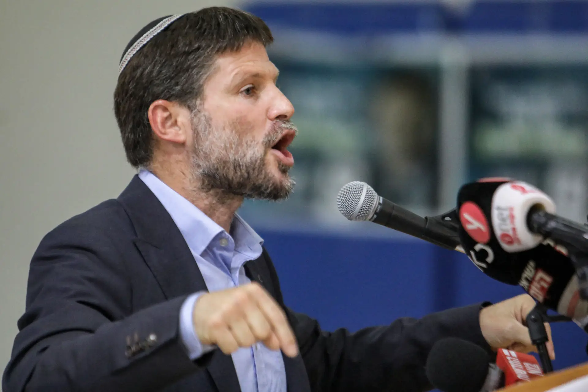 Bezalel Smotrich, ministro das Finanças de Israel e extremista de direita
