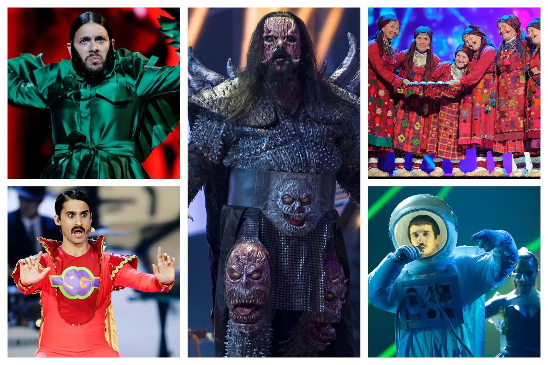 Recordar é viver: os momentos mais bizarros da história recente do festival da Eurovisão... e Portugal está lá