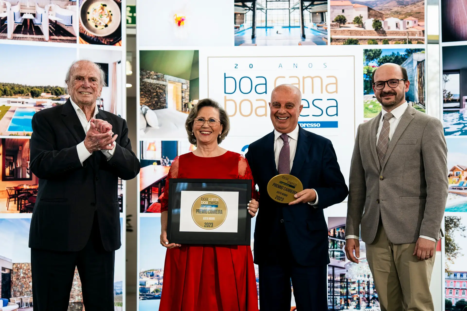 Francisco Pinto Balsemão, Justa e José Nobre, e Nuno Fazenda