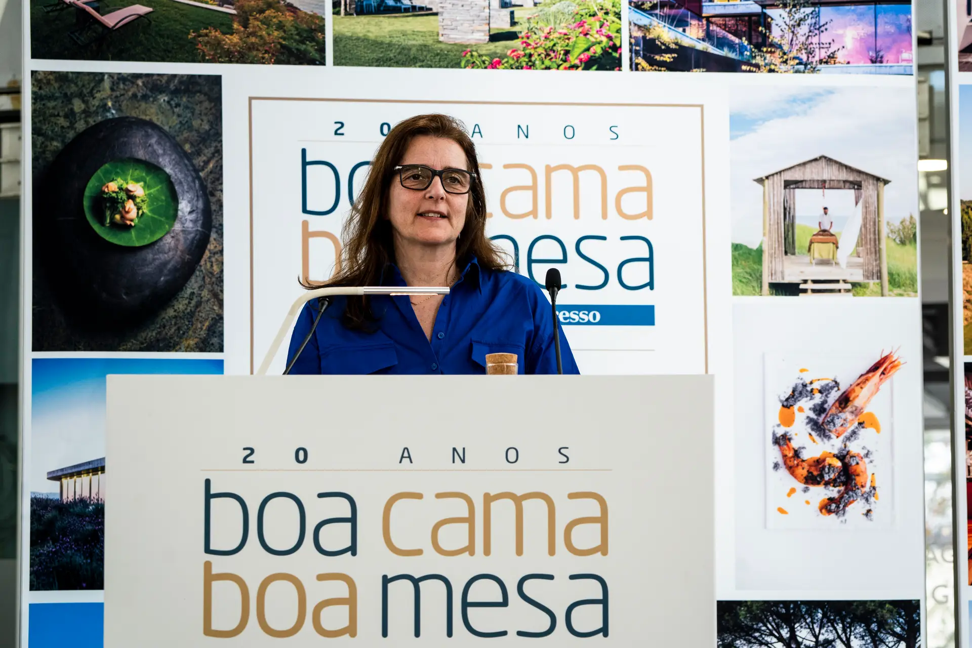Cláudia Almeida, do BPI na apresentação do Prémio Nacional de Turismo