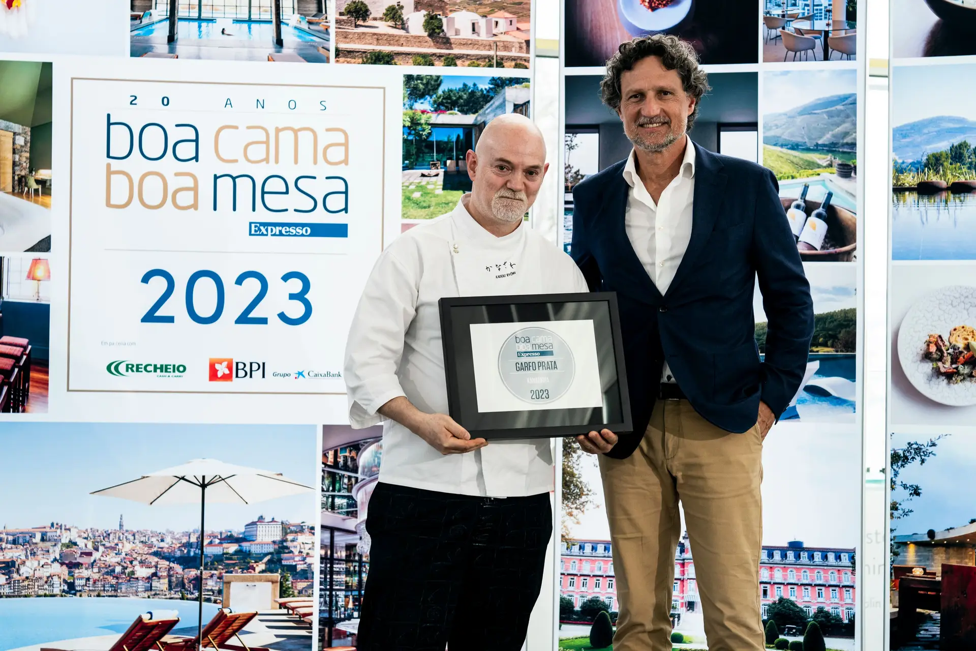 Paulo Morais, do restaurante Kanazawa, com João Vieira Pereira