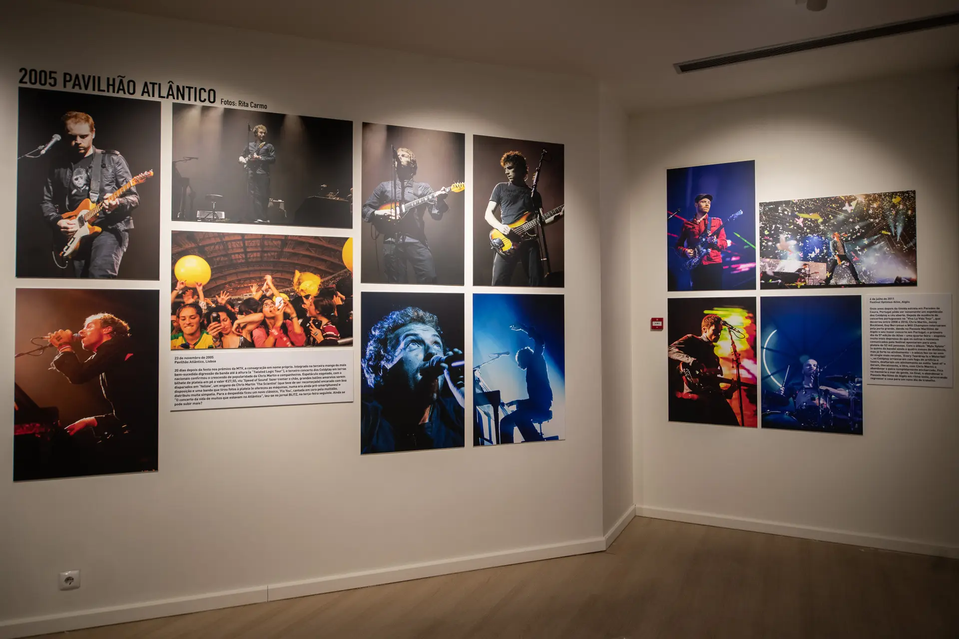 Exposição “Coldplay em Portugal”, da BLITZ, já abriu em Coimbra: veja aqui a montagem