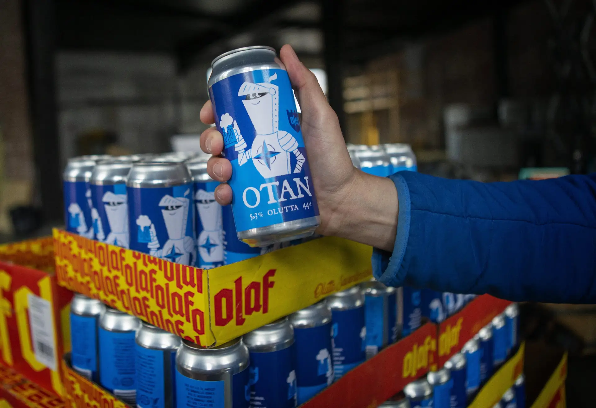 Uma cerveja produzida no leste da Finlândia,
para celebrar a adesão à NATO