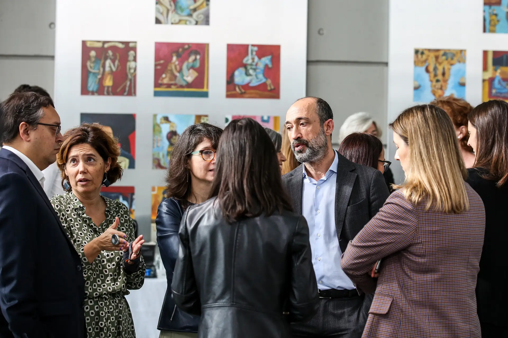Os participantes e convidados reuniram-se no edifício da Impresa para a quarta conversa do Conselho de Segurança