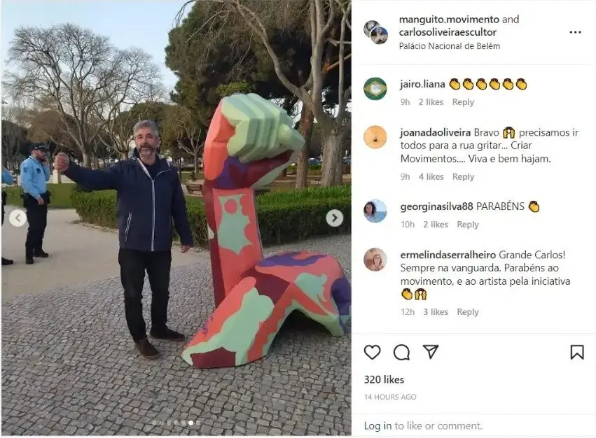 Autor do "Manguito": "Escolhi Belém porque é o Presidente que pode dissolver o Parlamento"