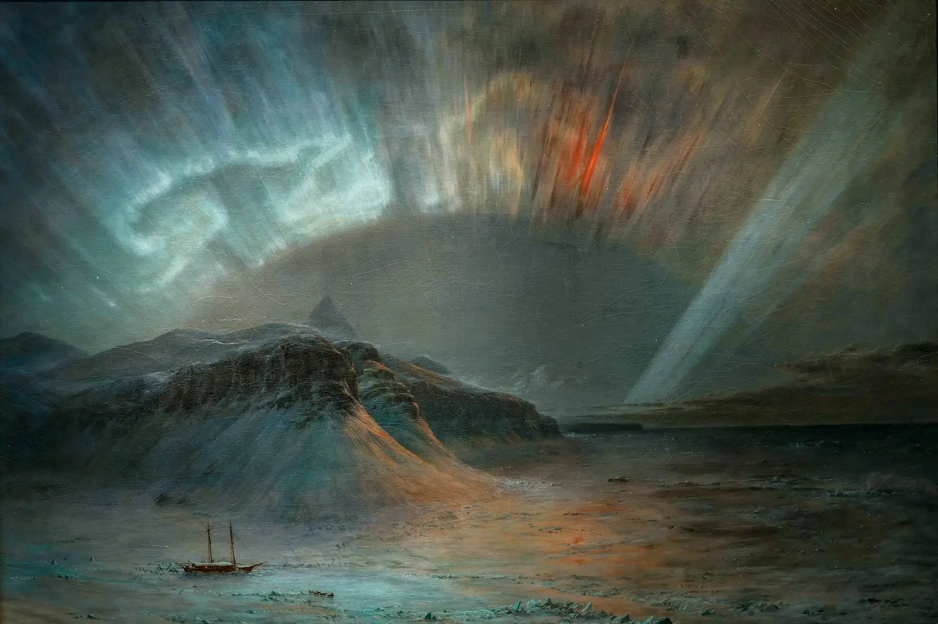 Infinito “Aurora Borealis”, de Frederic Edwin Church, 1865 (Smithsonian American Art Museum)