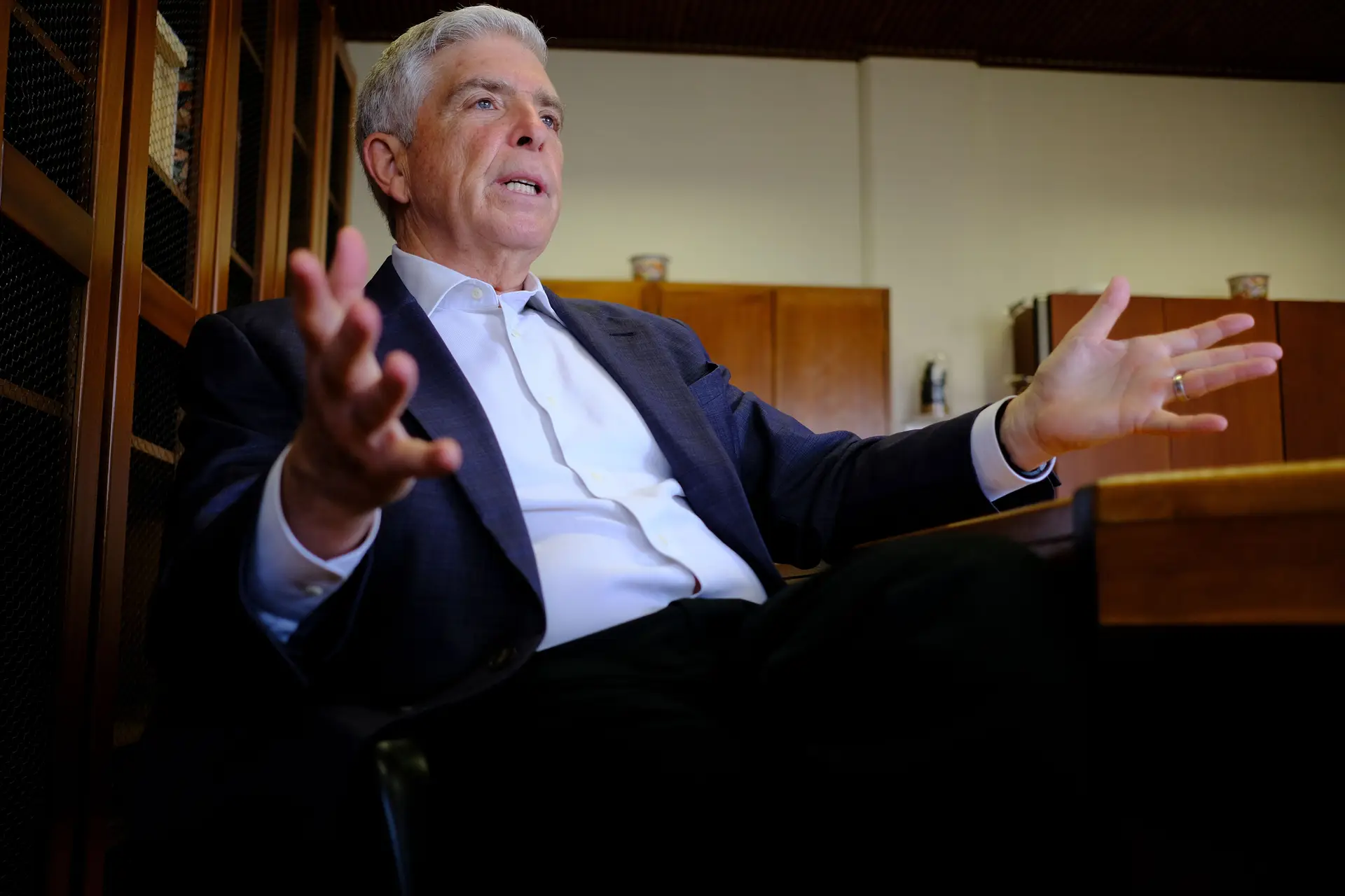 Robert Sherman recebeu o Expresso na Universidade Católica, em Lisboa