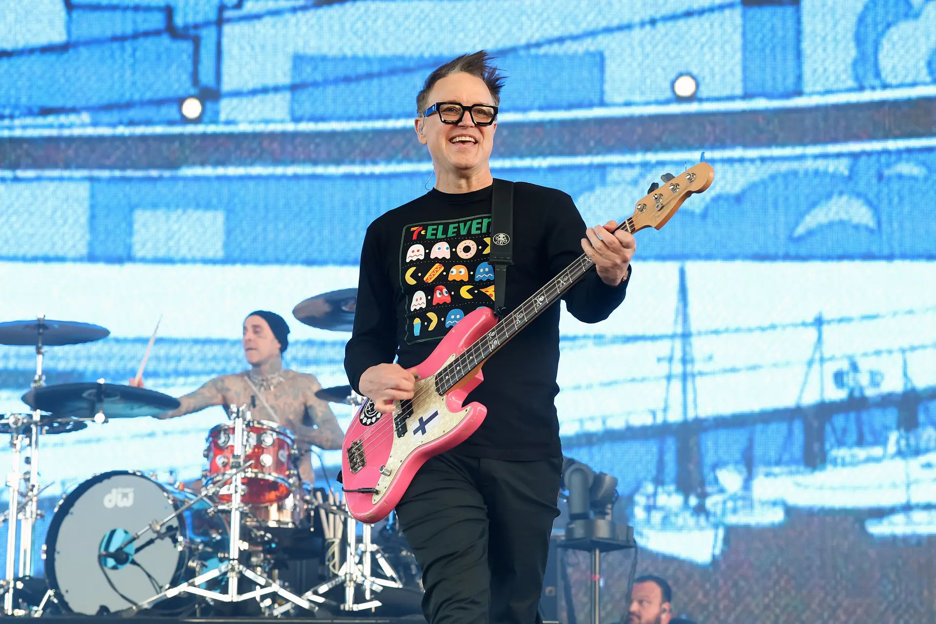 Blink-182 ao vivo no festival Coachella, a 14 de abril de 2023