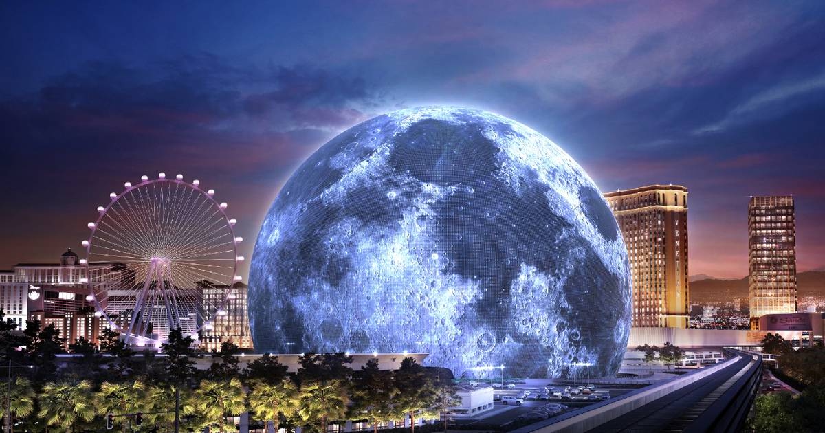 Como vai ser a MSG Sphere, o globo gigante que se apresenta como “o futuro do entretenimento” e onde os U2 vão dar concertos especiais