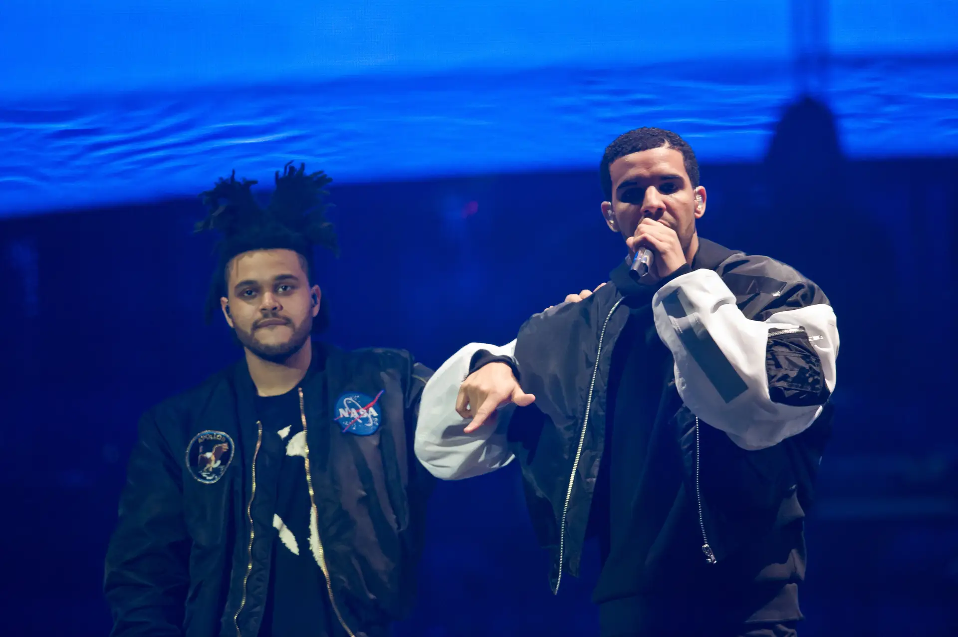 The Weeknd e Drake em 2014