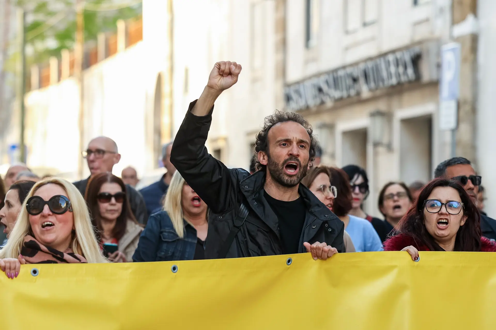 Manifestação do STOP, em Coimbra