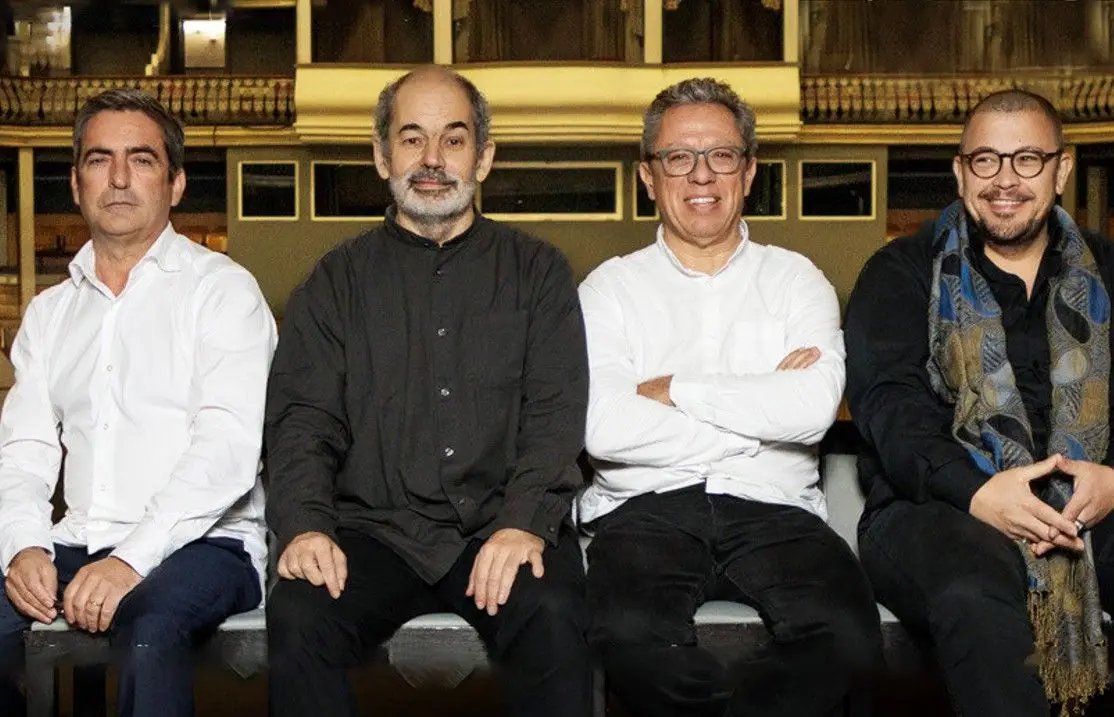 Camané, Ricardo Ribeiro, Mário Laginha e João Paulo Esteves da Silva juntos em concerto