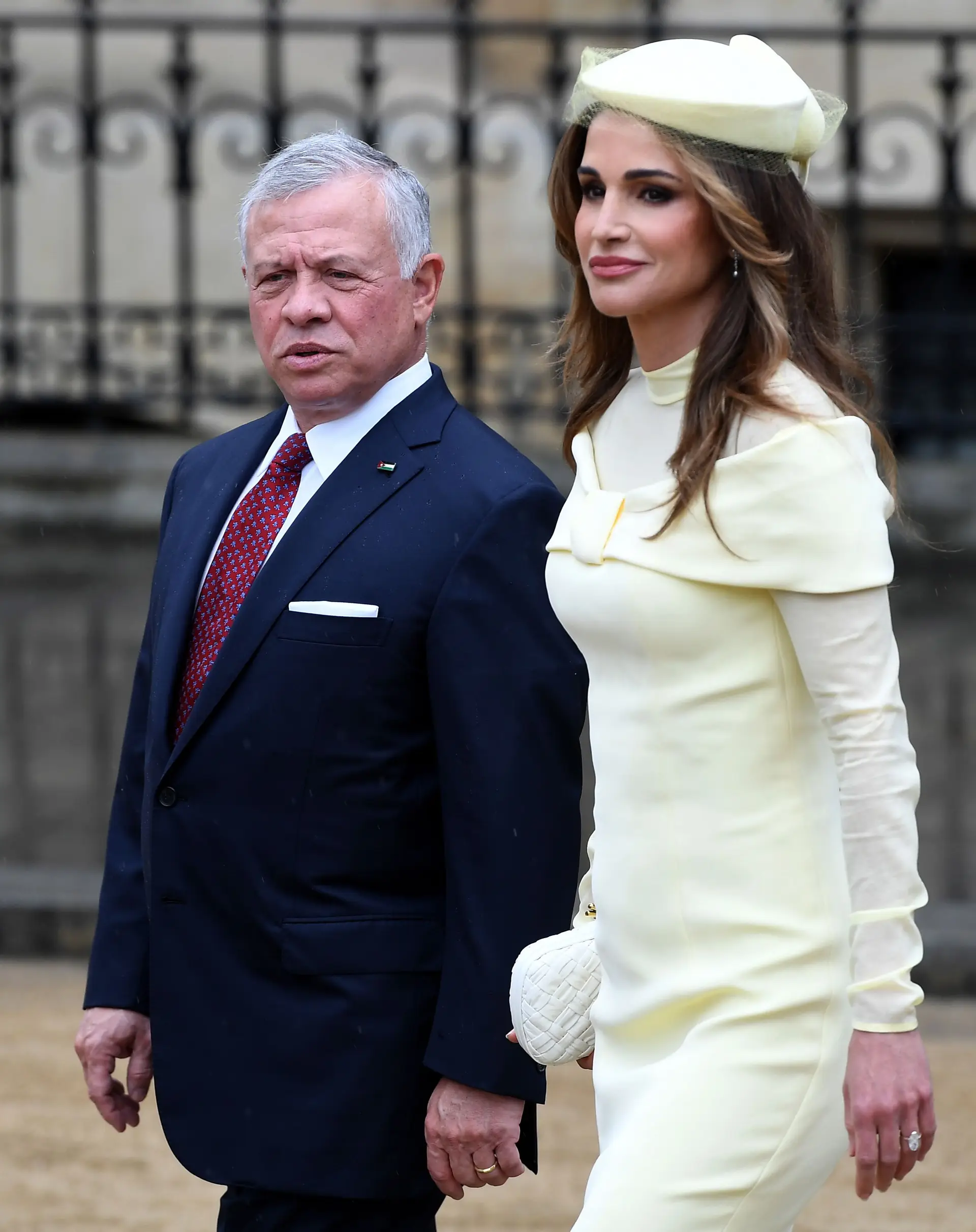 Entre os convidados estiveram também o rei da Jordânia, Abdullah bin Al-Hussein, e a rainha Rania Al Abudllah.