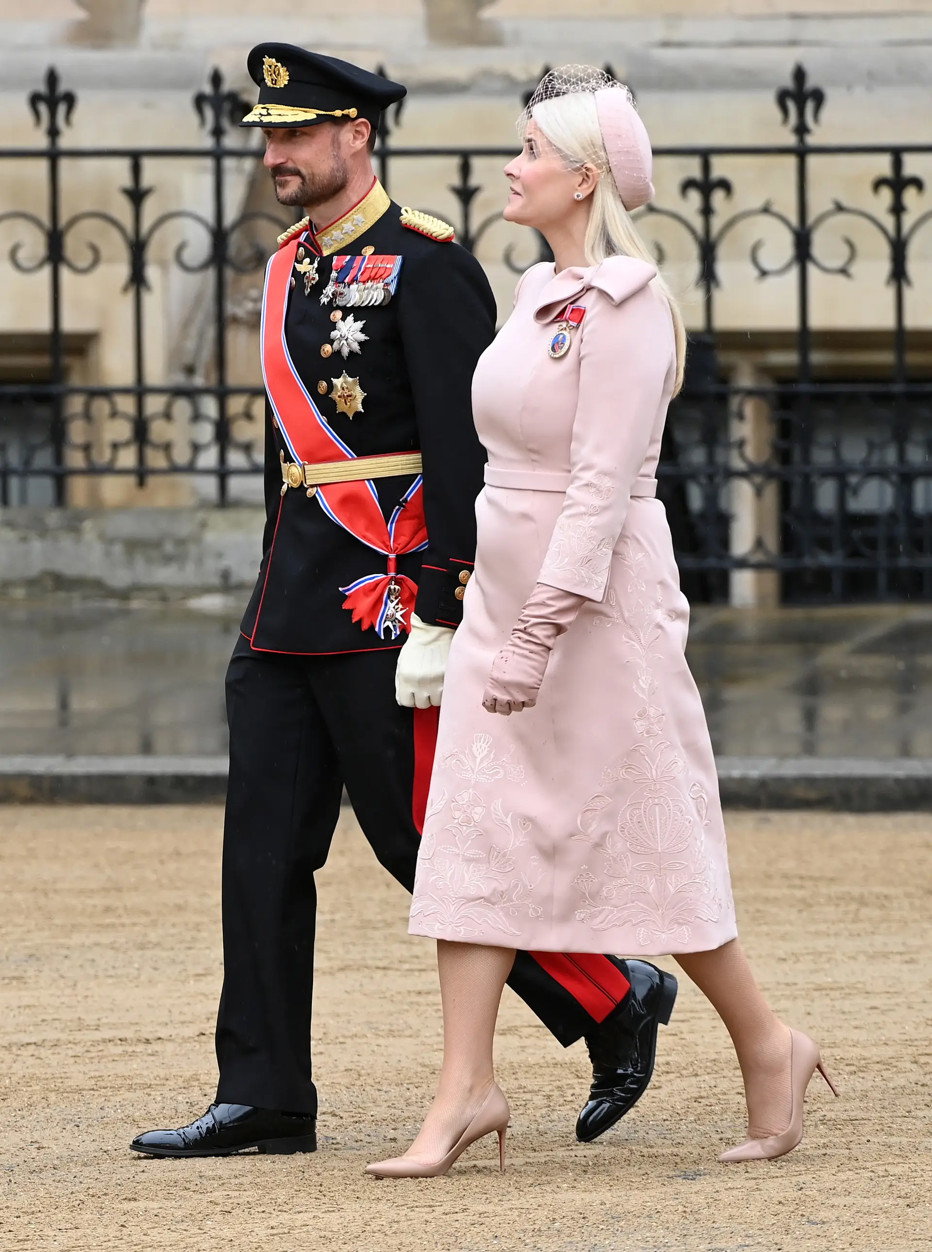 O príncipe Haakon, da Noruega, e a princesa Mette-Marit