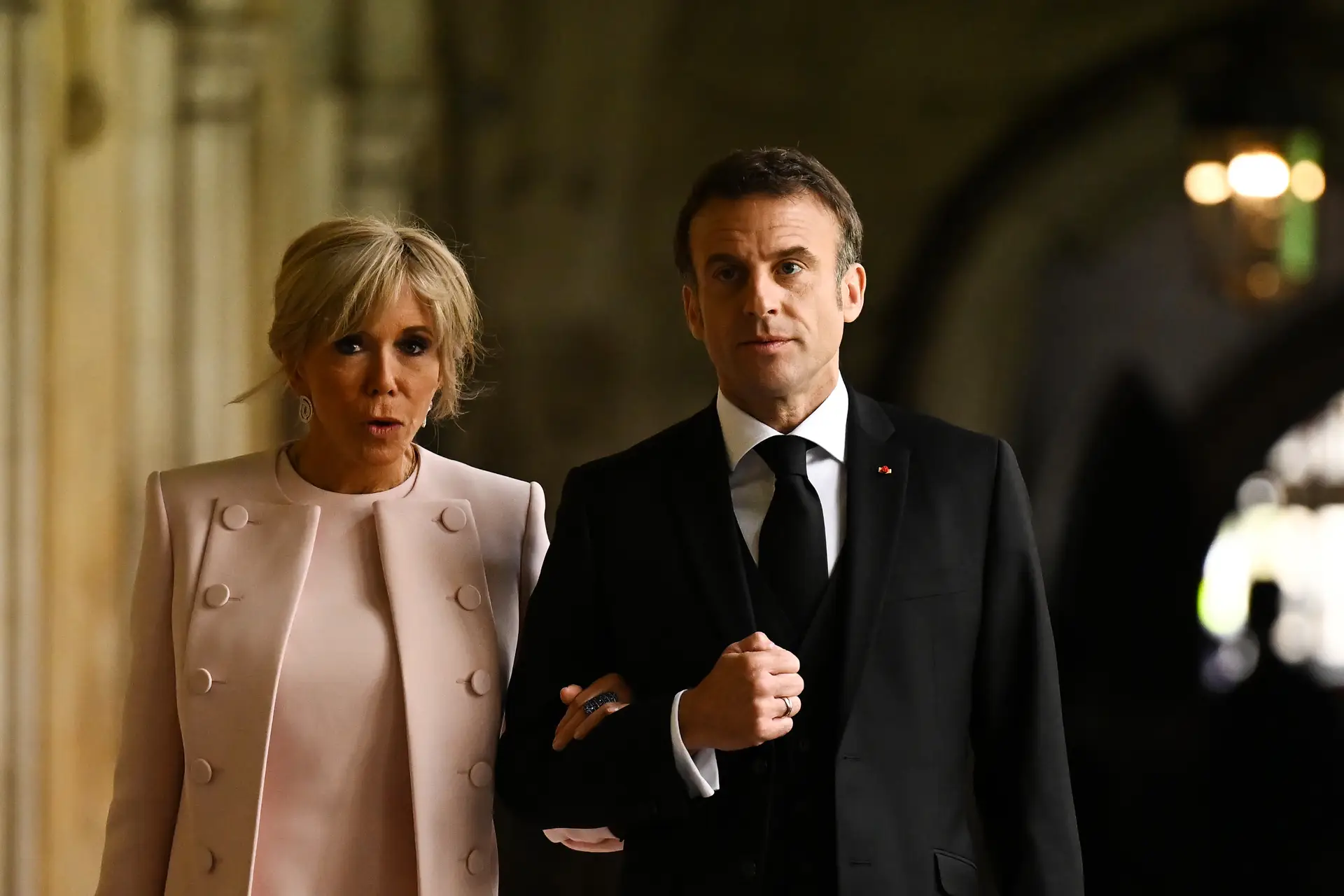 Emmanuel Macron e Brigitte Macron
