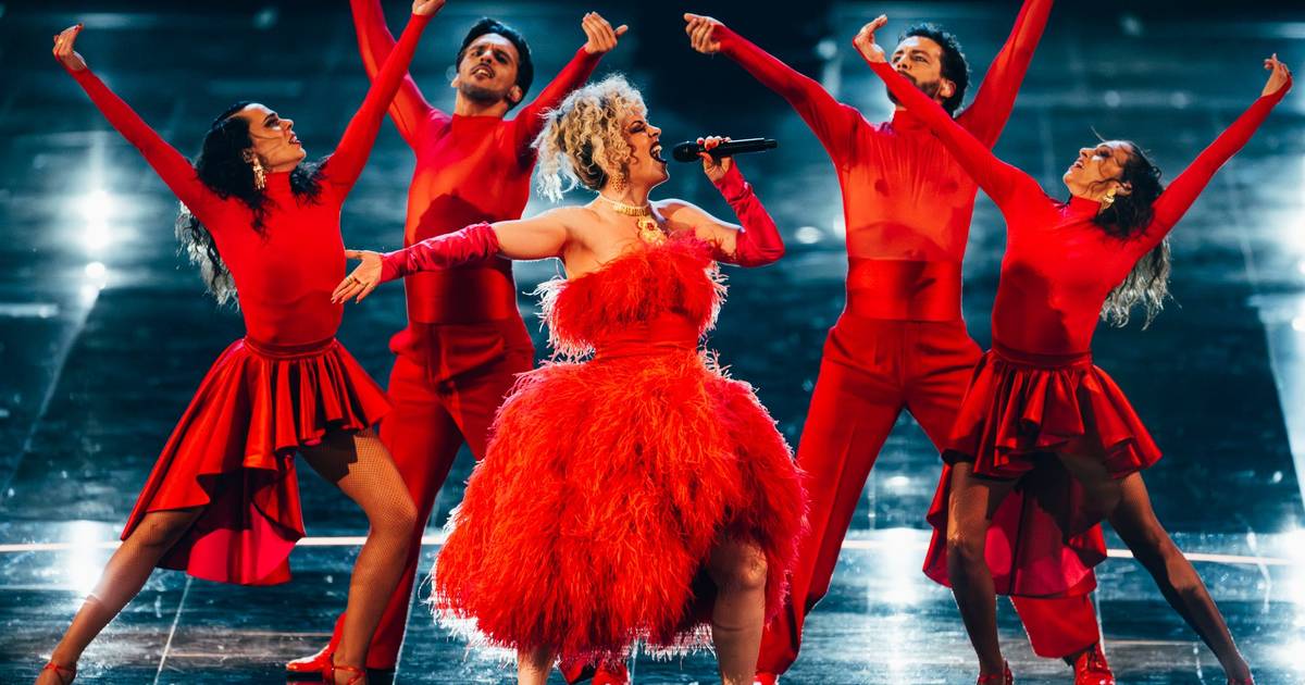 Festival da Eurovisão: a atuação de Mimicat com ‘Ai Coração’ na primeira semifinal de Liverpool