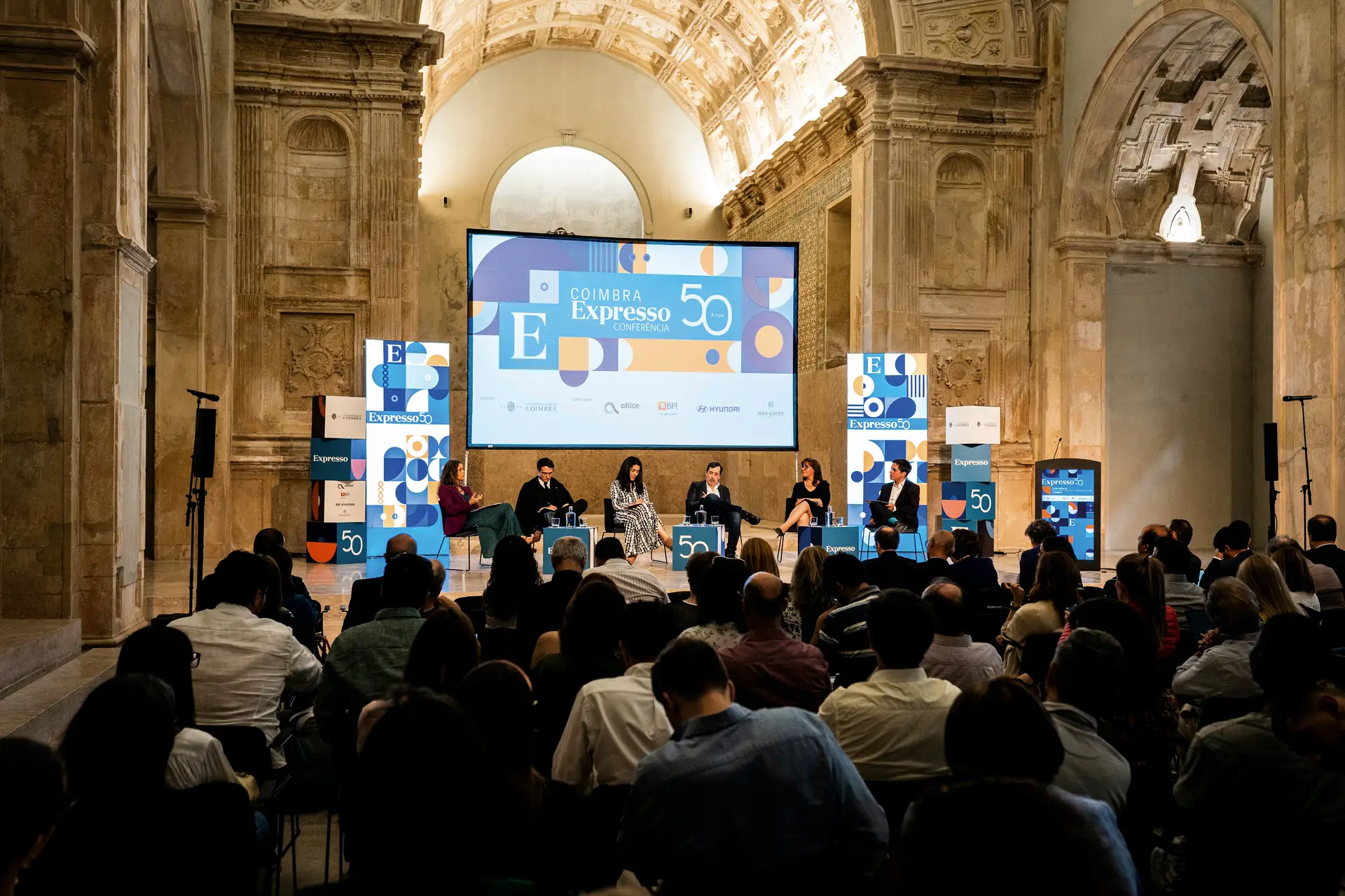 Colégio da Trindade, em Coimbra, foi palco do debate sobre o papel da tecnologia no futuro do ensino