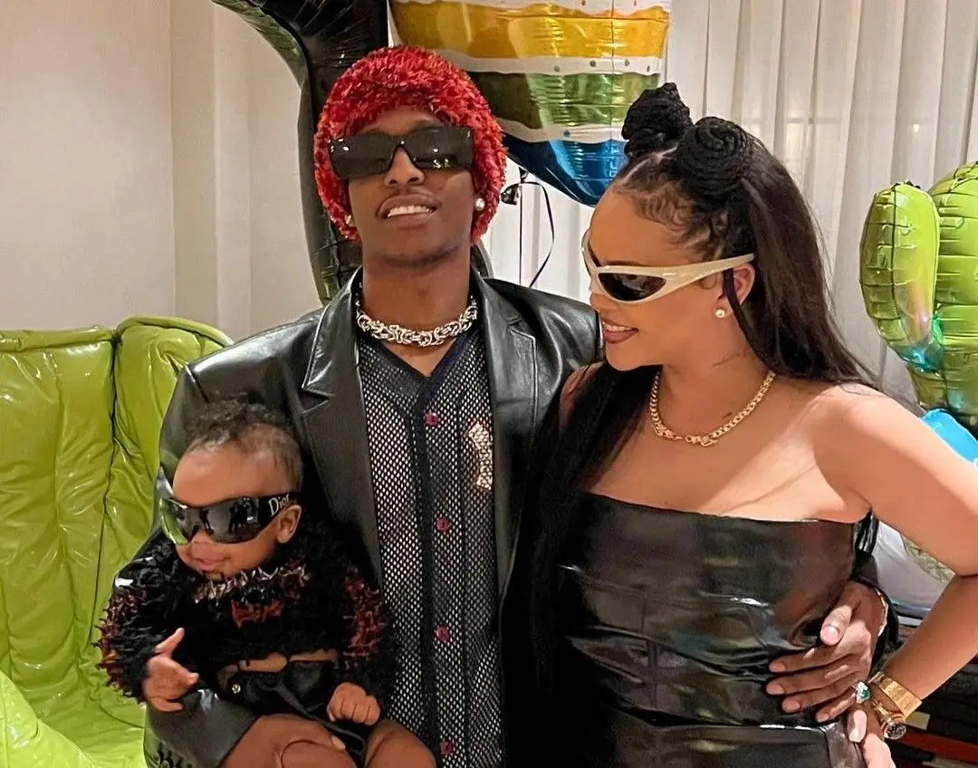 Rihanna e A$AP Rocky celebram o primeiro aniversário do filho: veja as fotos e o vídeo