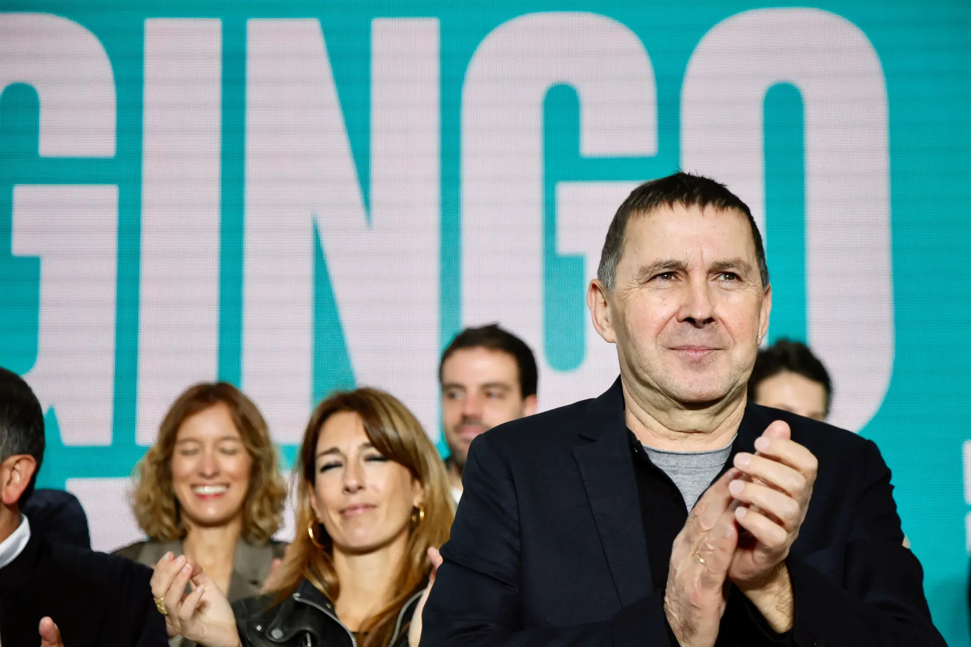 Arnaldo Otegi, chefe do partido independentista radical basco Euskal Herria Bildu 