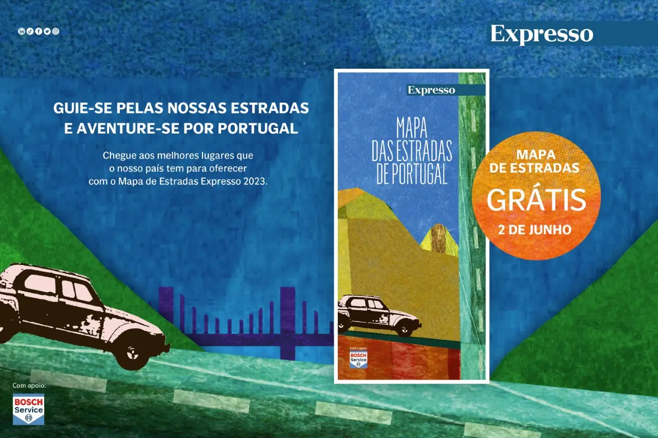 Mapa das Estradas de Portugal a 2 de junho, grátis, com o Expresso