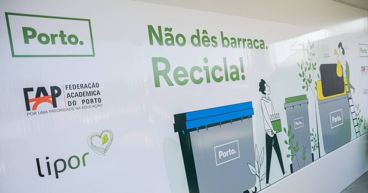 Cerca de 70% dos resíduos produzidos na Queima das Fitas do Porto foram reciclados