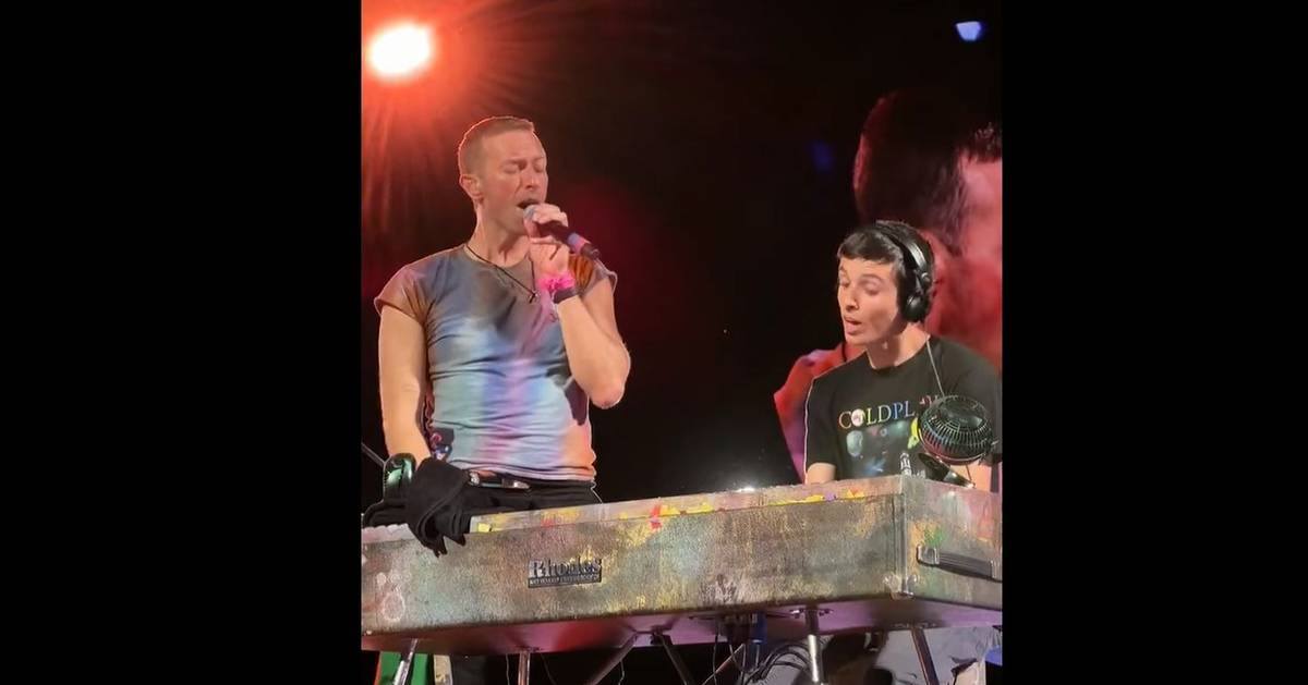Coldplay chamaram jovem fã para tocar piano no primeiro concerto em Coimbra: “Obrigado, meu irmão”