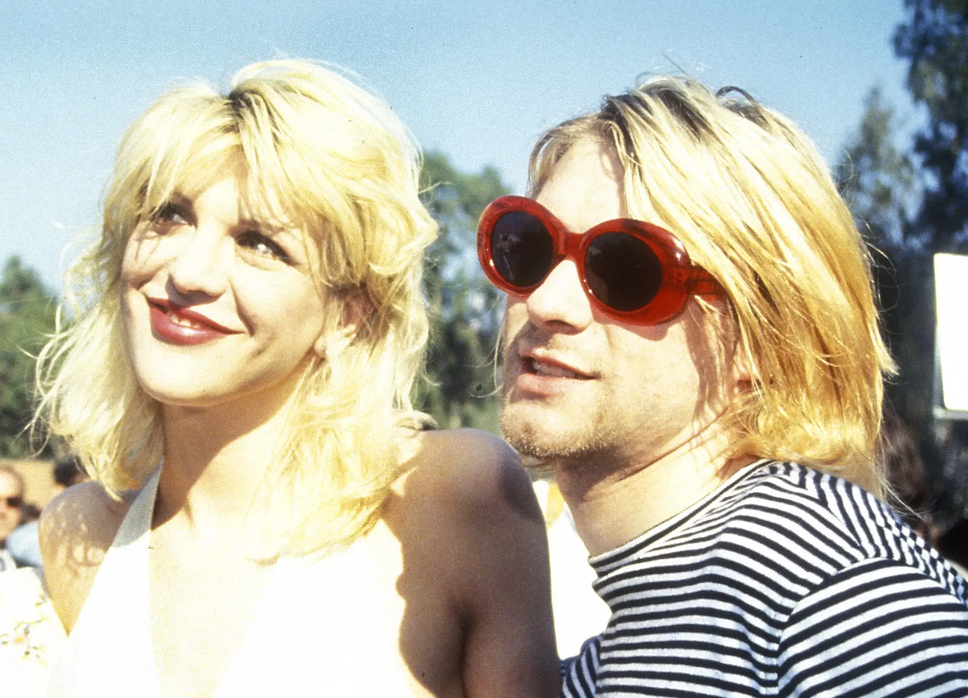 Courtney Love e Kurt Cobain em 1993