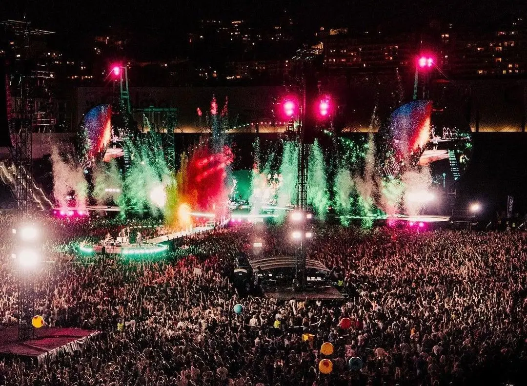 Coldplay ao vivo em Coimbra, 20 de maio de 2023