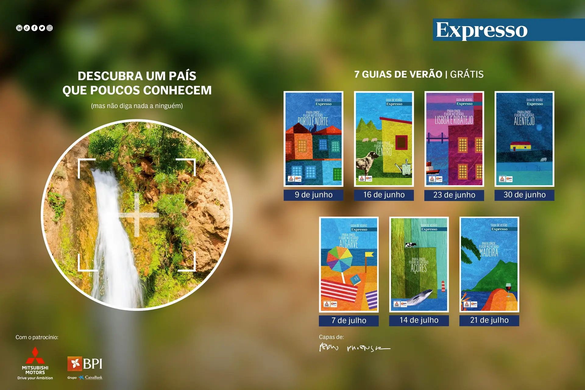Para onde fugir no verão? Expresso oferece sete guias para ajudar a descobrir Portugal