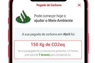 Clientes do Santander podem ver pegada carbónica das suas compras na App do banco