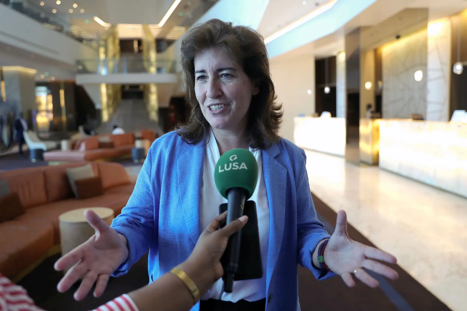 Ministra da Segurança Social Ana Mendes Godinho