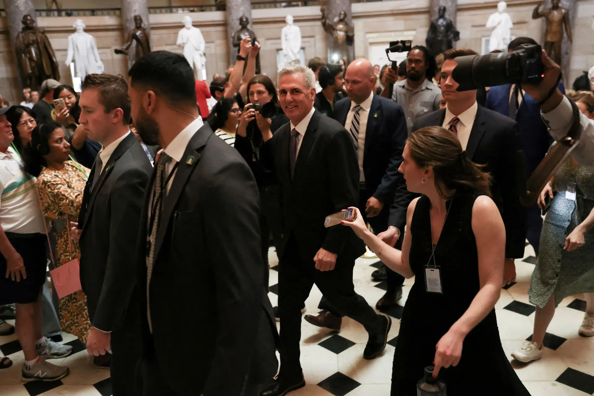 O líder republicano na Câmara dos Representantes, Kevin McCarthy
