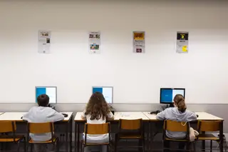Provas de aferição de Português: “Não houve falhas” nos computadores e “deu tudo certo” para os alunos da escola de Canelas