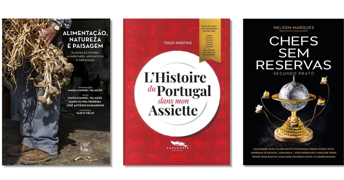 Estes são os três livros portugueses premiados no Gourmand World Cookbook Awards