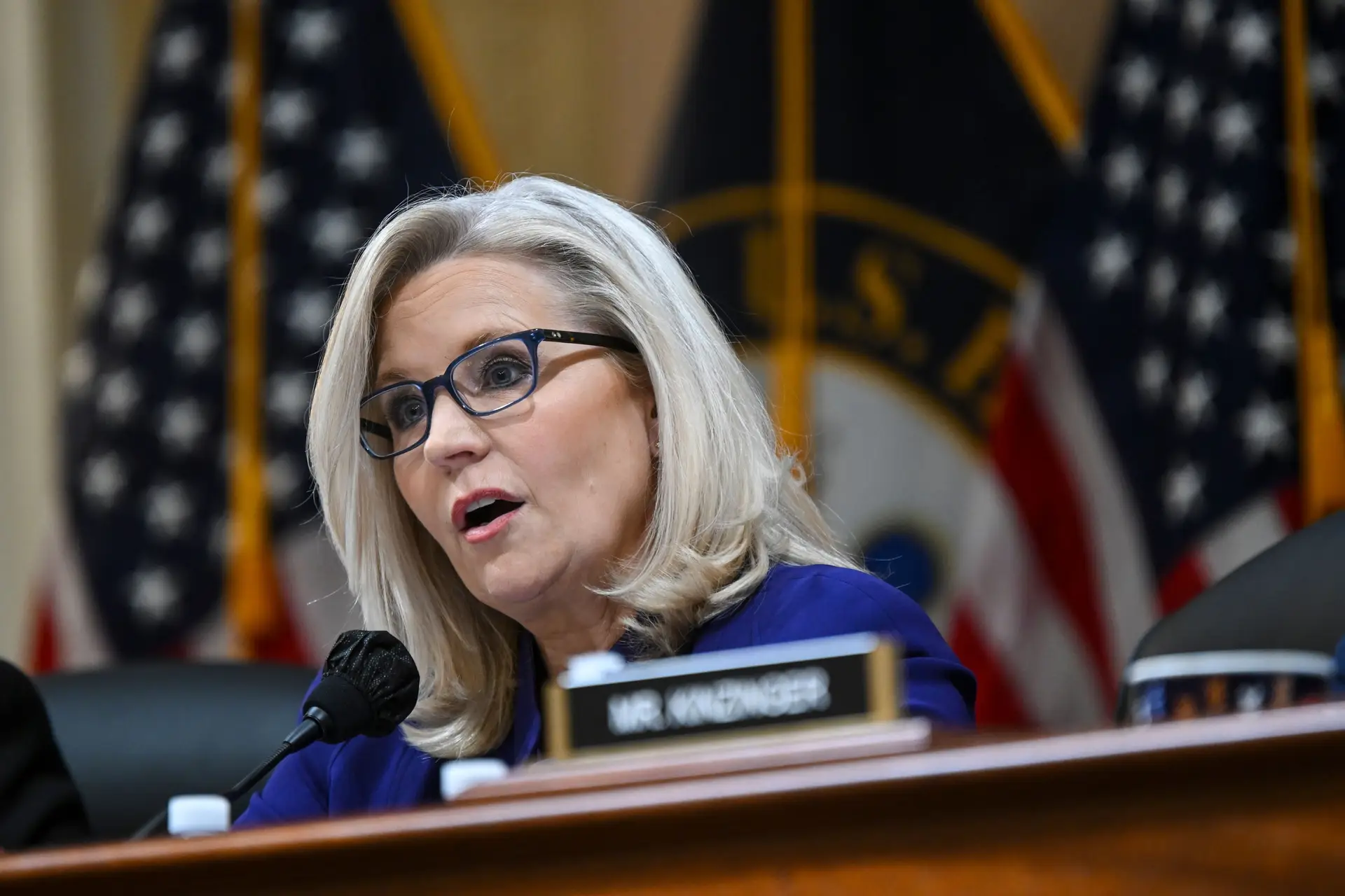 A antiga congressista Liz Cheney é a voz mais audível da ala do Partido Republicano que combate Donald Trump