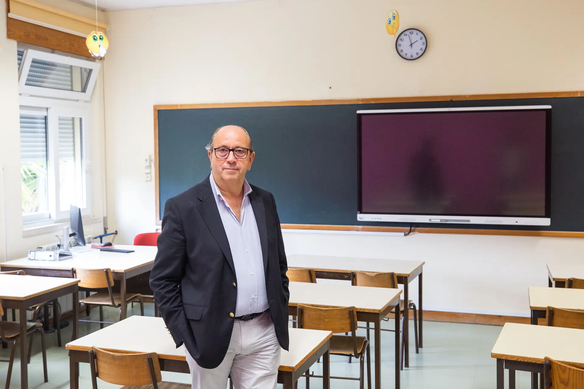 Manuel Pereira, presidente da Associação Nacional de Diretores Escolares (ANDE)