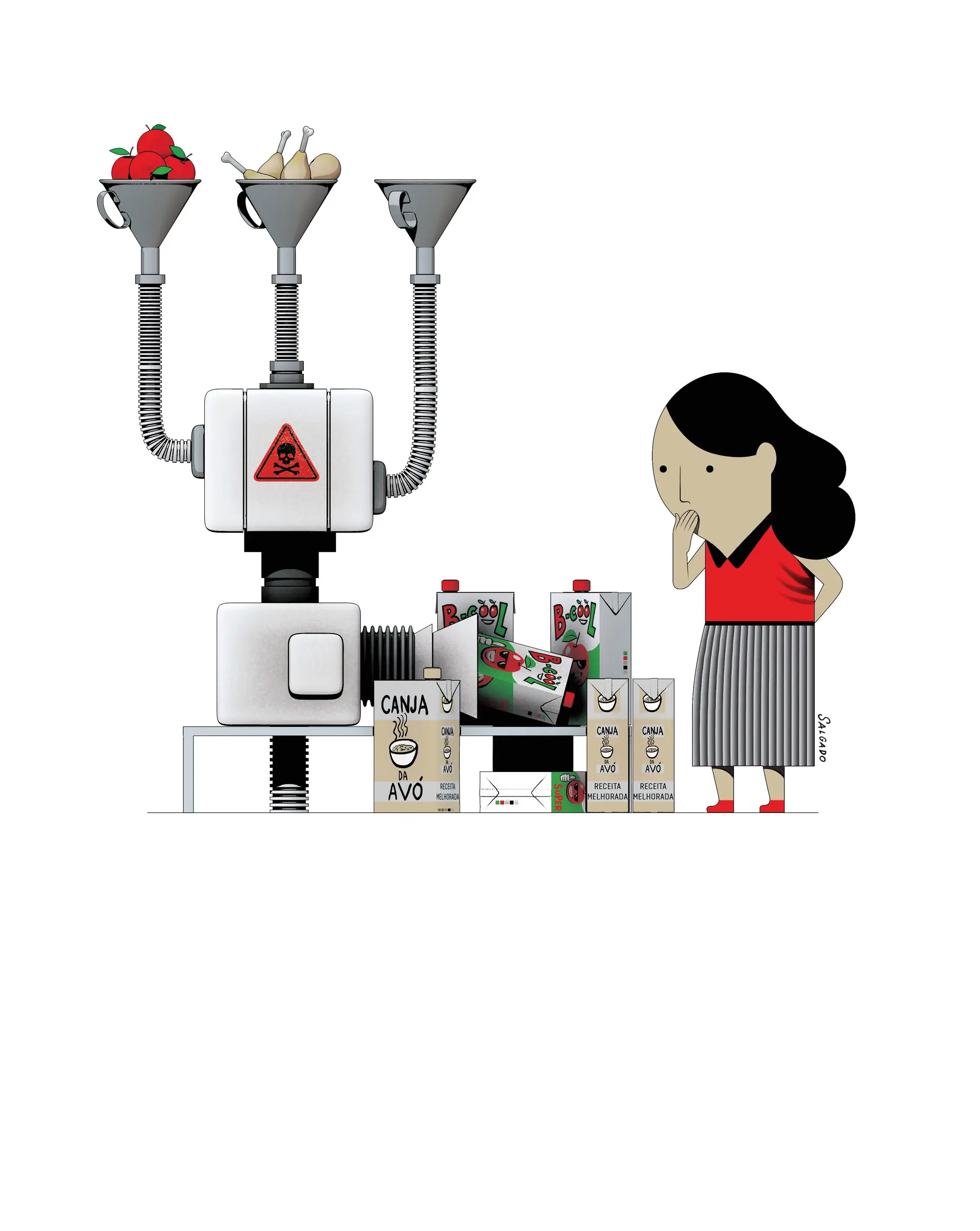 Uma garfada de ingredientes a mais: alimentos ultraprocessados representam quase um quinto do que comemos