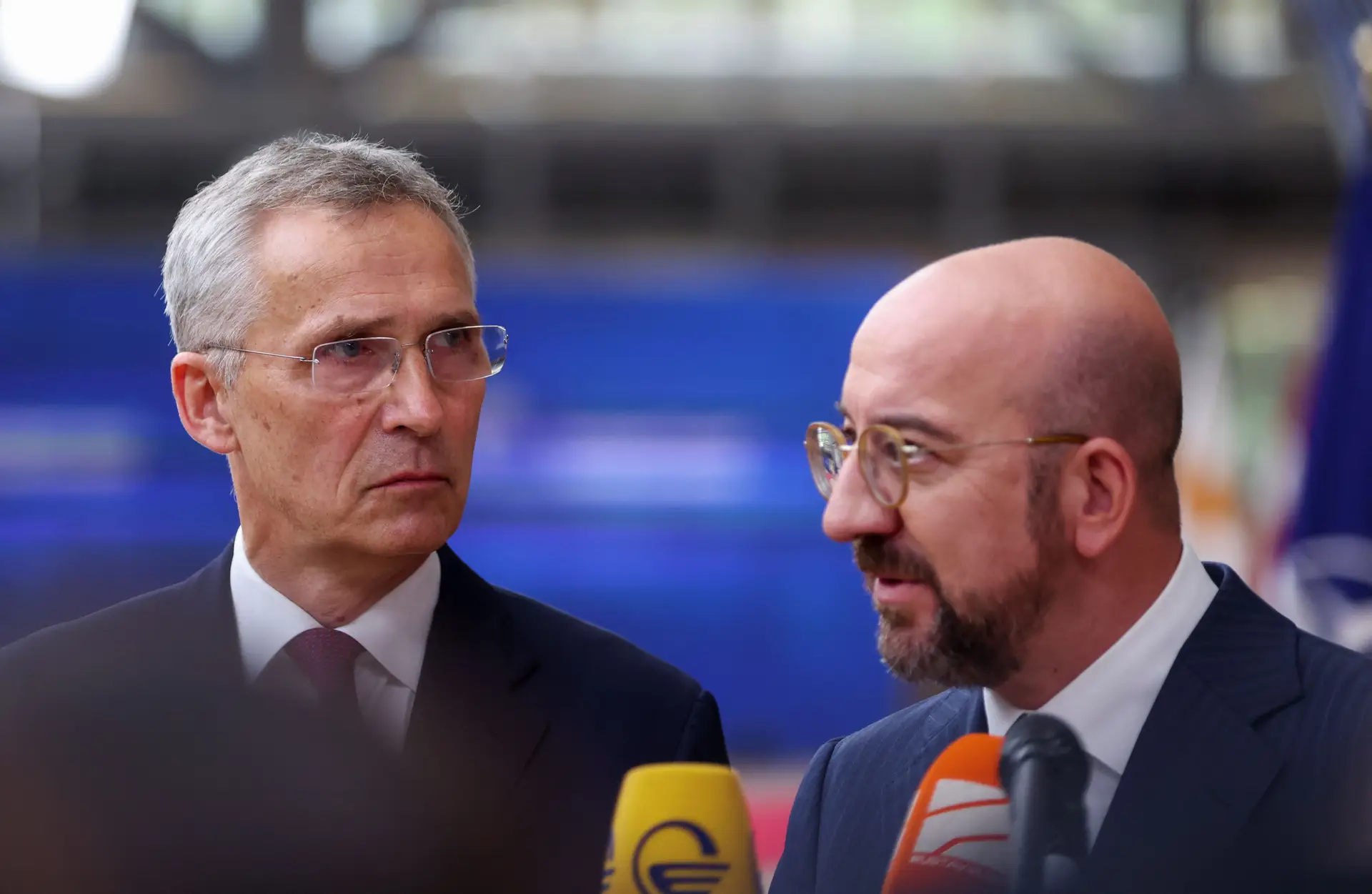 Jens Stoltenberg e Charles Michel
