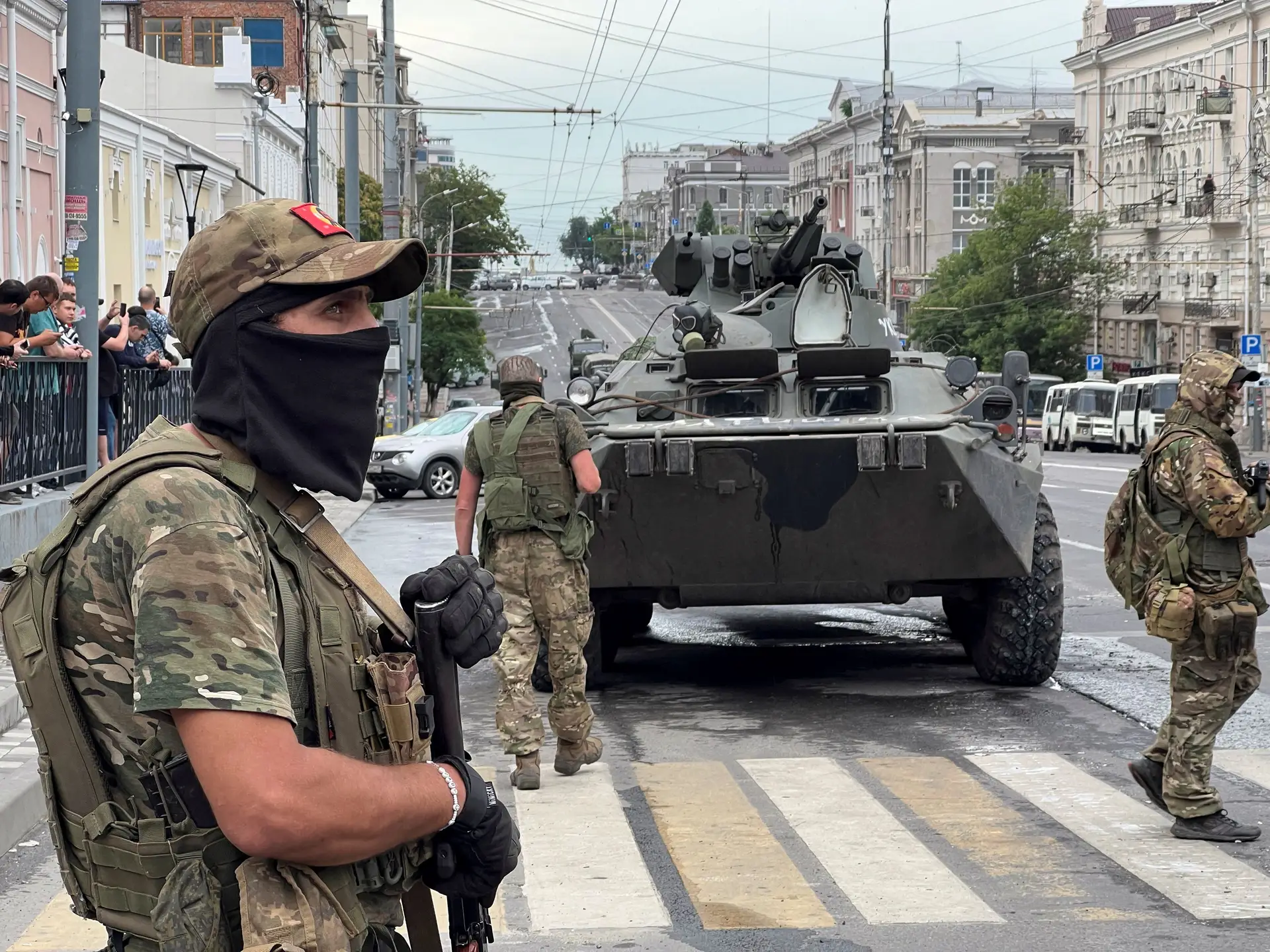 Mercenários do grupo Wagner controlaram durante algumas horas várias ruas da cidade russa de Rostov-on-Don