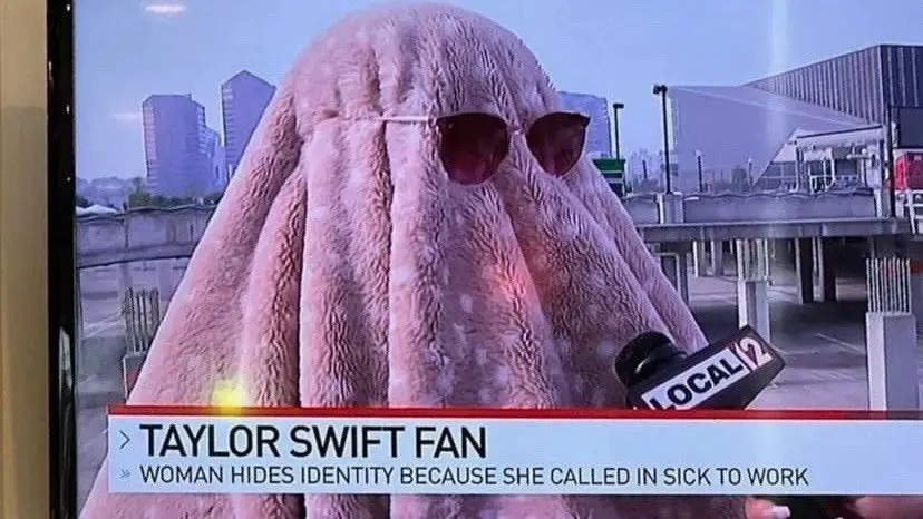 Ligou para o emprego a dizer que estava doente, mas acabou num concerto de Taylor Swift