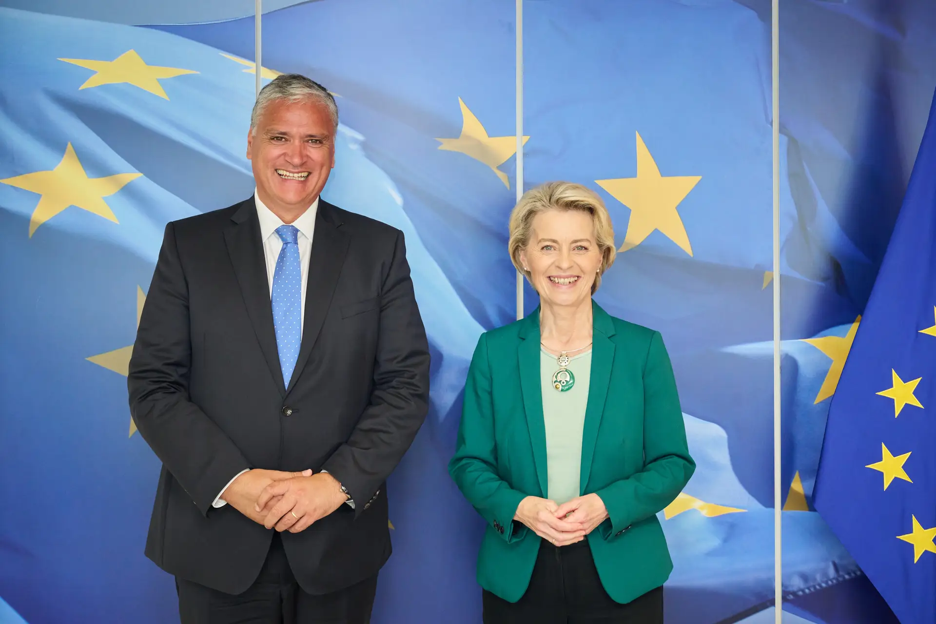 Vasco Alves Cordeiro e Ursula von der Leyen