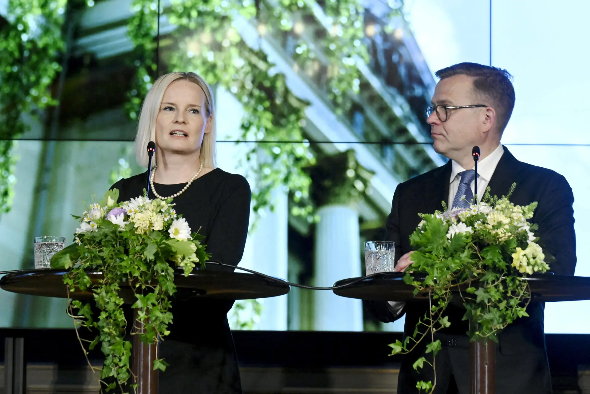 Riikka Purra e Petteri Orpo