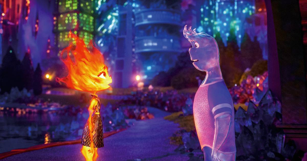 O que se passa com “Elemental”, a nova animação que agrava os sinais da decaída no mundo Pixar?