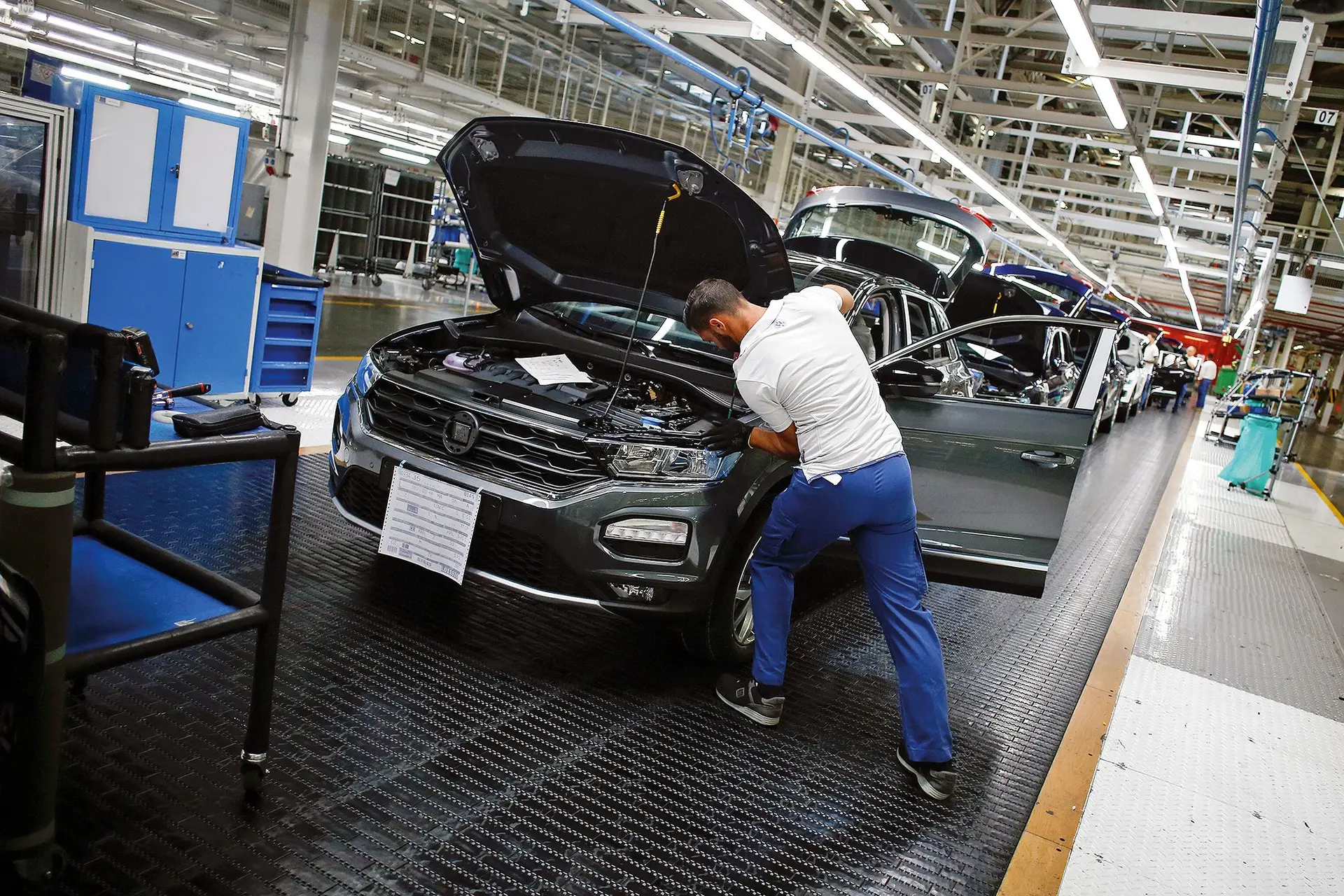 A fábrica de Palmela da Volkswagen está a ser preparada para a nova fase: eletrificação dos carros