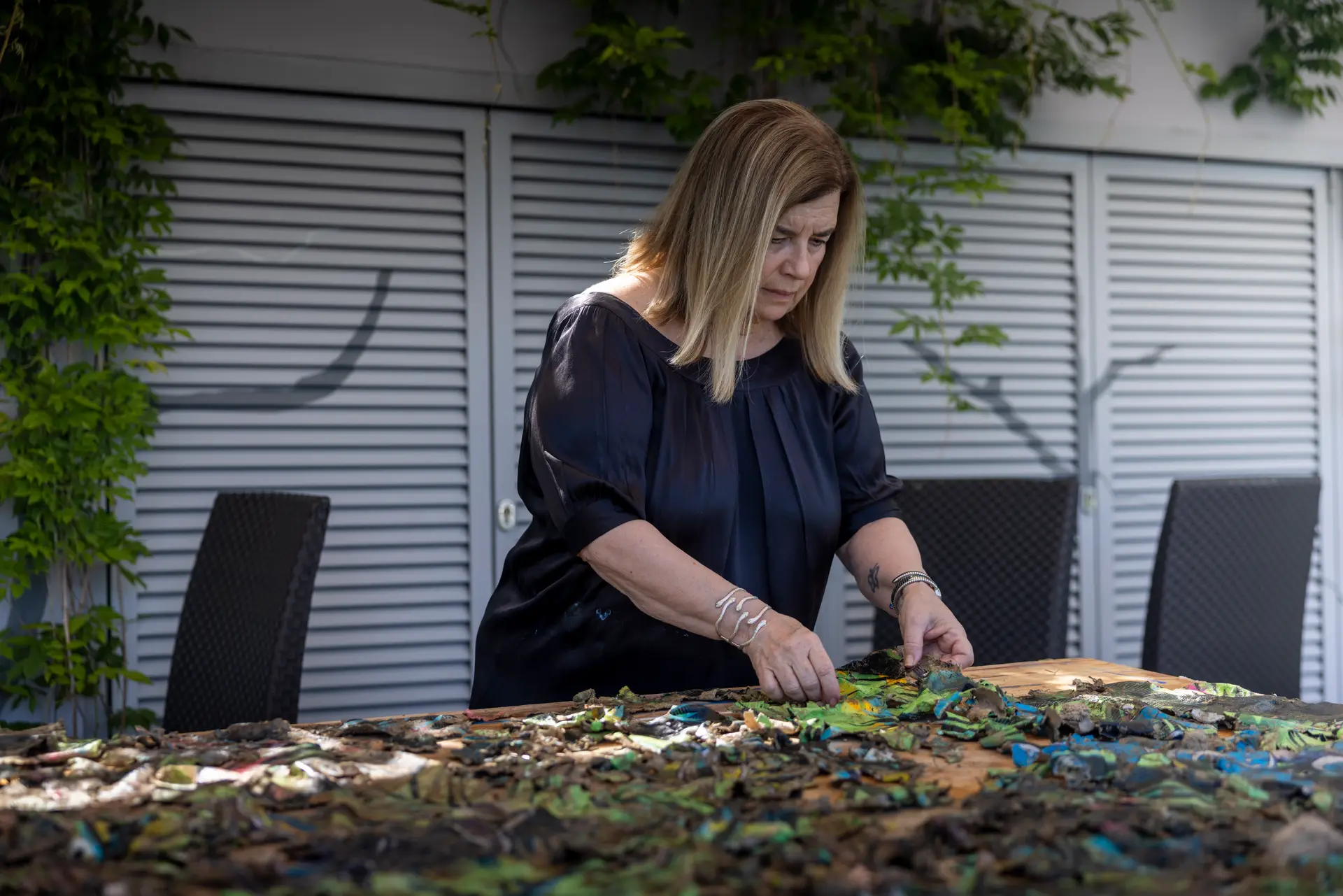 A artista plástica brasileira Christina Oiticica